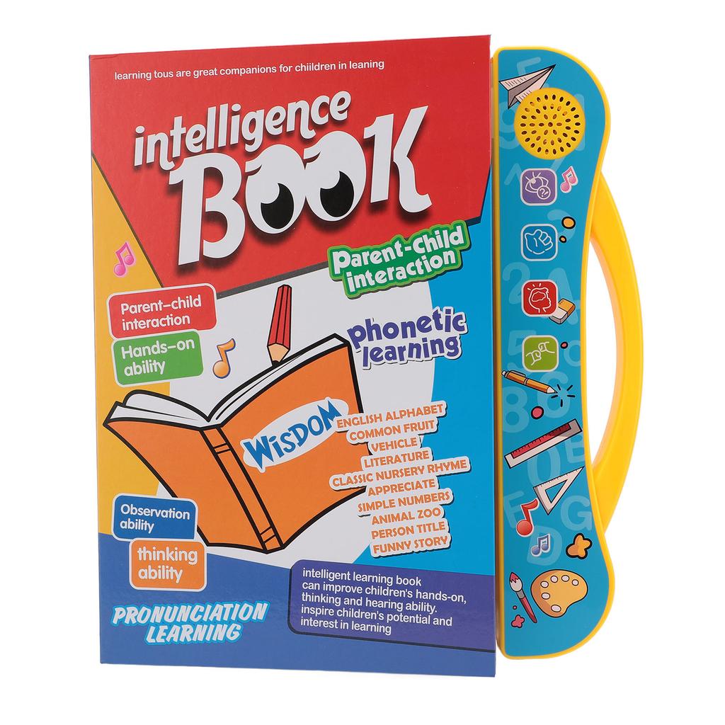 Educational Learning Toy Interactive Preschool Reading Device for Boys Girls Travel Home Gift