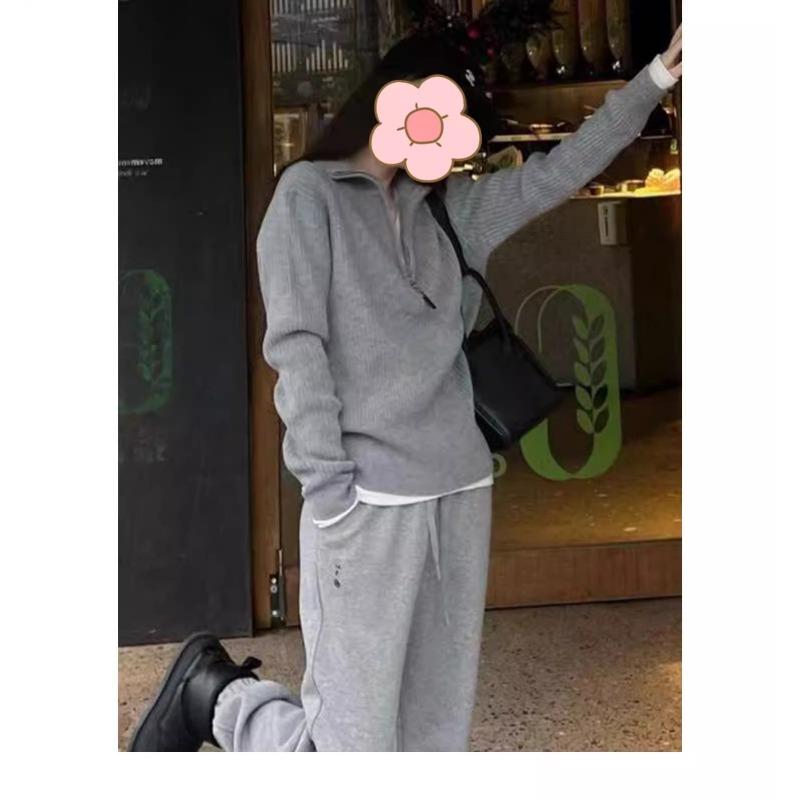 Fashion Half-zipper Turtleneck Women's Sweater Autumn and Winter New Long Sleeve Inner Knitted Pullover Sweaters Elegant Simple Top Clothes 2503