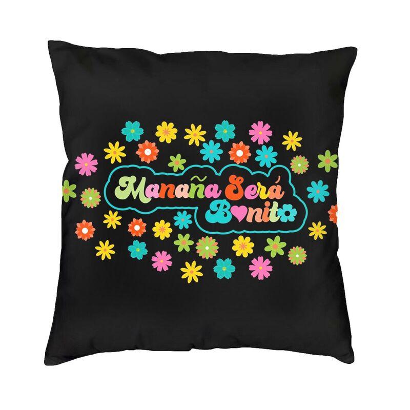 Manana Sera Bonito Colombian Music Singer Karol G Cushion Cover x Velvet Pillow Case for Car Square Pillowcase Decoration