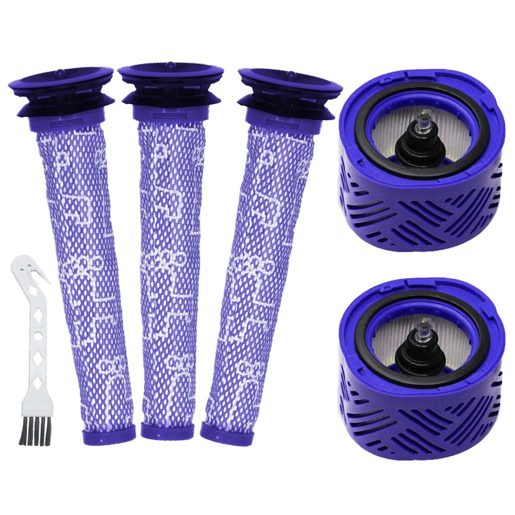For Dyson V6 Absolute Cordless Stick Vacuum Cleaner Accessory Part 965661-01& 966741-01 Pre Filter Post Hepa Filter Spare Part
