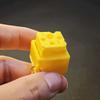 Cheese Clicker Fidget Keychain Keyboard Decompression Button Finger Toys Stress Relief Gifts for Adults Kids Boys Girls