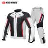 Fato de Motociclismo Masculino para Quatro Estações: Jaqueta de Verão, Anti-Queda Off-Road, Equipamento de Corrida Impermeável e à Prova de Vento