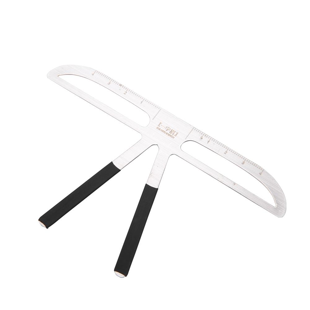 Tattoo Eyebrow Ruler Eyebrow Measure Balance Extension Ruler Shape Stencil 1#