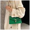 Crocodile Patterned Chain Women's Bag, Trendy Korean Version, Single Shoulder Crossbody Women's Bag, Small Square Bag