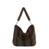 2025 Urban Minimalist Women's Furry Plush Tote & Shoulder Bag for Autumn/Winter