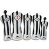 CRAFTSMAN Fairway Wood Golf Headcover for Fairway Wood Sold Club Wood Easy to Put On and Take Synthetic Vertical Black and White Stripes Cover,