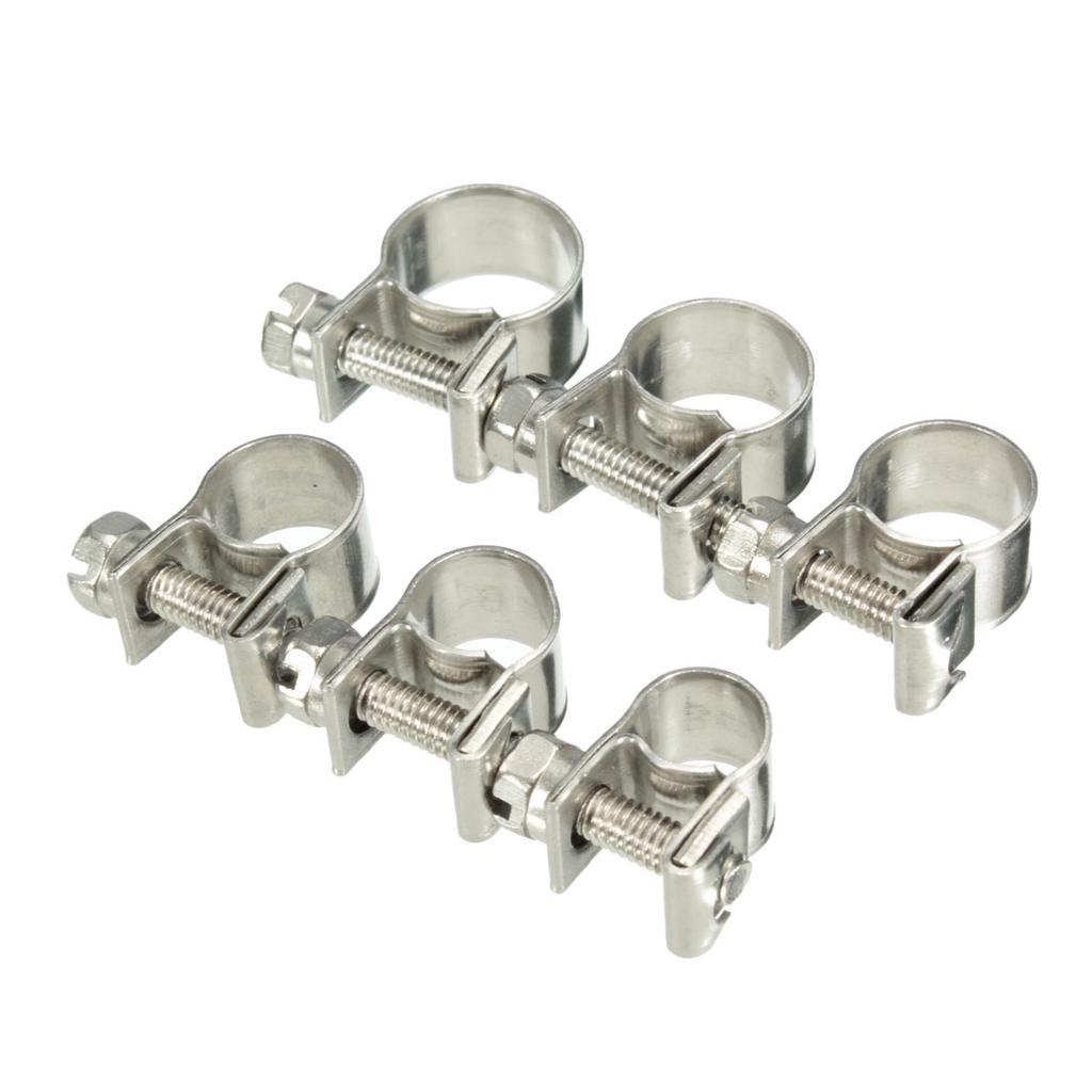 Clamps 6mm20mm 1113Mm 10pcs Fuel Injection Line Style Hose Clamps