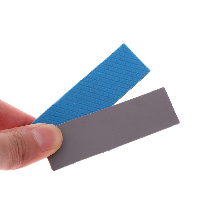 2 vnt. 15W M.2 terminių pagalvėlių laidžios pagalvėlės lakštas 0,5/1,0/1,5 mm silikoninė SSD terminė pagalvėlė lipni izoliacinė terminė pagalvėlė nešiojamam kompiuteriui
