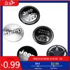 Porte-gobelets 4 pièces 56/60 mm Cache-moyeu de roue de voiture Autocollant Cache-moyeu Emblème Pour Jeep Renegade Grand Cherokee Gladiator Patriot Liberty