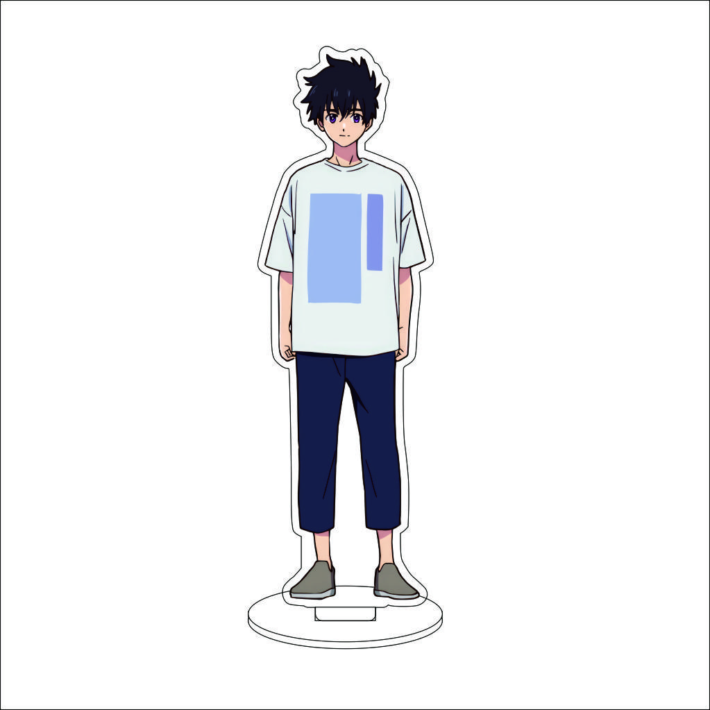 16CM Anime Summer Time Rendering Cosplay Acrylic Stand Ornaments Southern Hizuru Kofune Ushio Figure Stand Halloween Gifts
