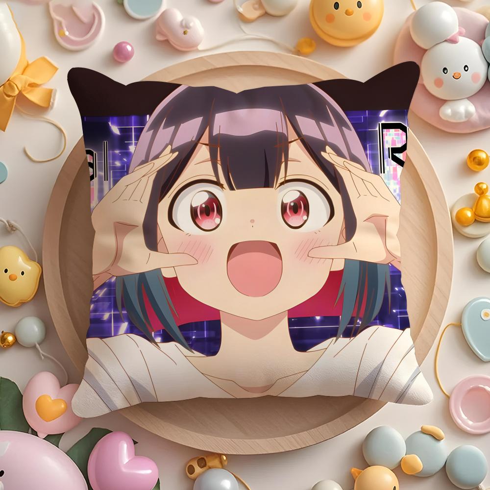 B-Bad G-Girl Anime Cushion Cover Home & Car Multi-Scene Pillow Cover - Reversible, Soft & Durable for Daily Use