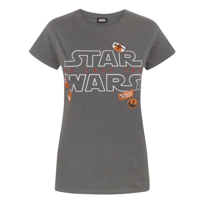 Star Wars Womens/Ladies The Last Jedi Badges T-Shirt