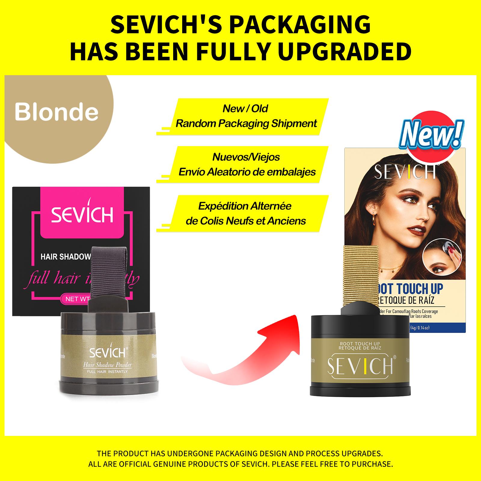 

Sevich Magical Fluffy Hairline Powder Hair Line Shadow Hair Concealer Root Cover Up Grey Coverage Unisex Instantly 9 Colour блондинка носій забарвлення
