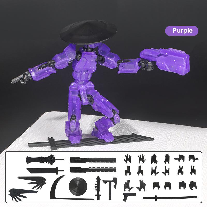 Third Generation Wing Joint Movable Dolls Transformable Robots 3D Printed Assembly Doll Toys Children's Educational Toys Gifts
