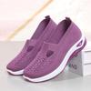 2025 summer one-pedal fly-woven women's shoes soft-soled versatile mother shoes hollow breathable women's shoes casual shoes walking