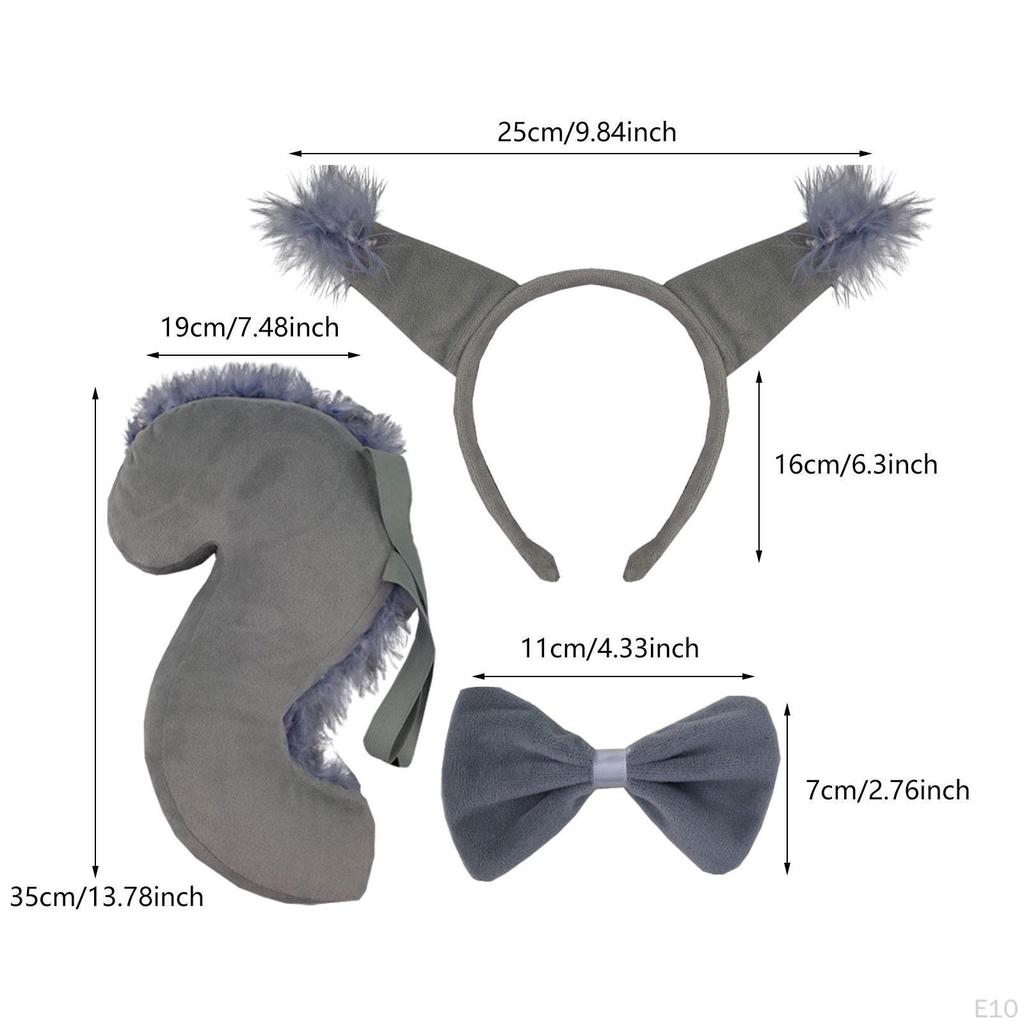 Tierkostüm-Zubehörset für Halloween-Feiern