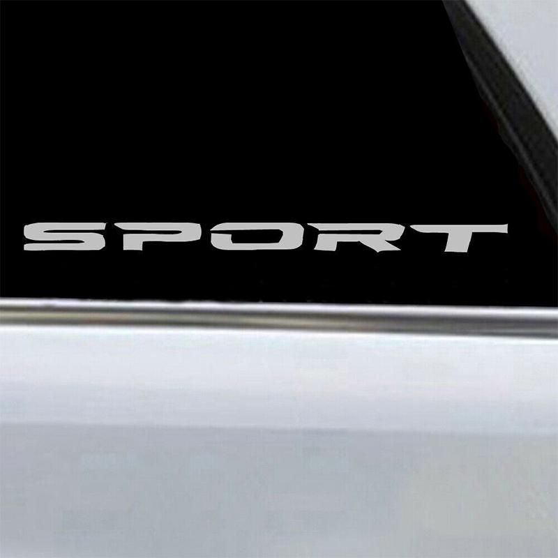 4Pcs/set Sports Car Stickers Font Auto Door Rims Wheel Hub Racing Decal Exterior Car Body Sticker Auto Decoration Accessories