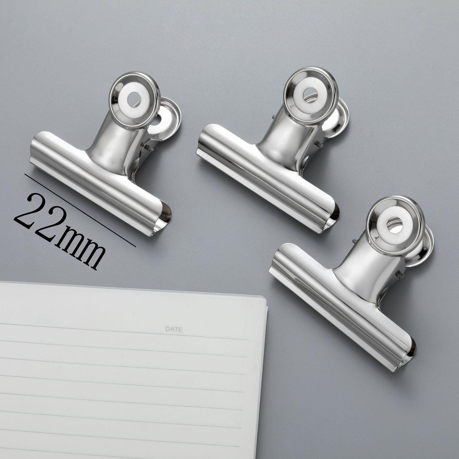 

Artistic Mountain-Shaped Stainless Steel Document Clip Set