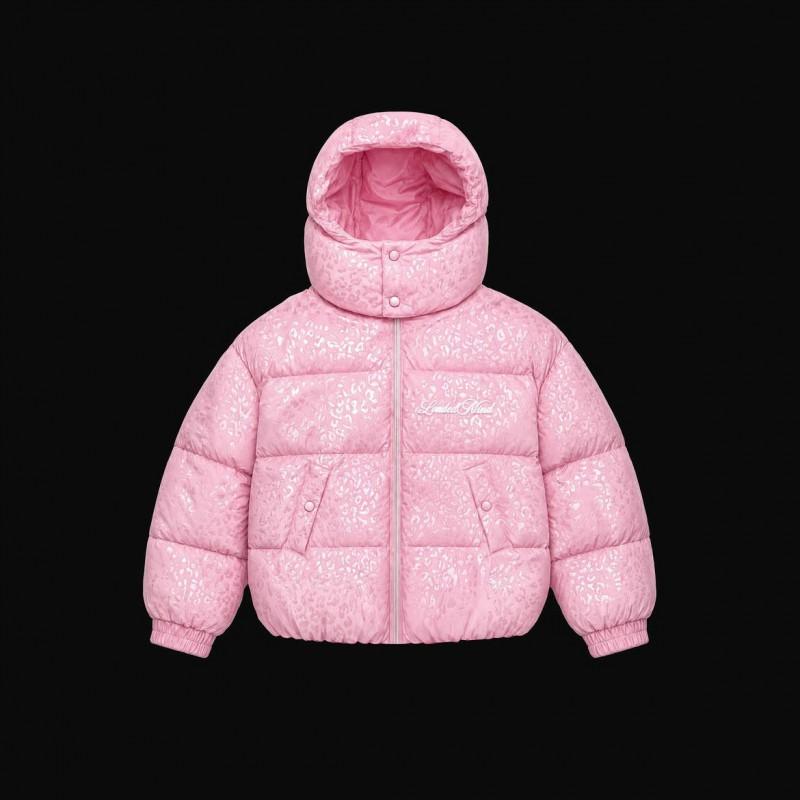 Street Vintage Winter Water-Resistant Zip-Up Coat Leopard Print Thick Warm Hooded Jacket Men Women
