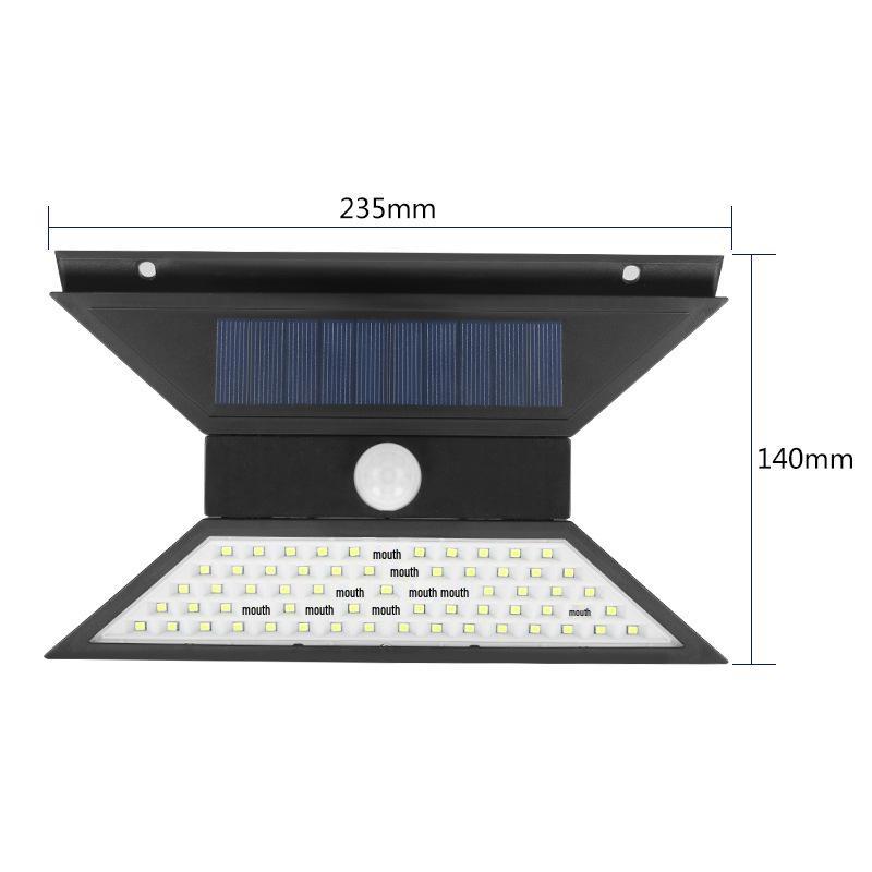 Super Bright Outdoor Waterproof LED Solar Wall Lamp with Motion Sensor