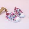 Canvas Shoes for Girls, Sports Shoes with Cartoon Designs, Breathable and Casual Sneakers