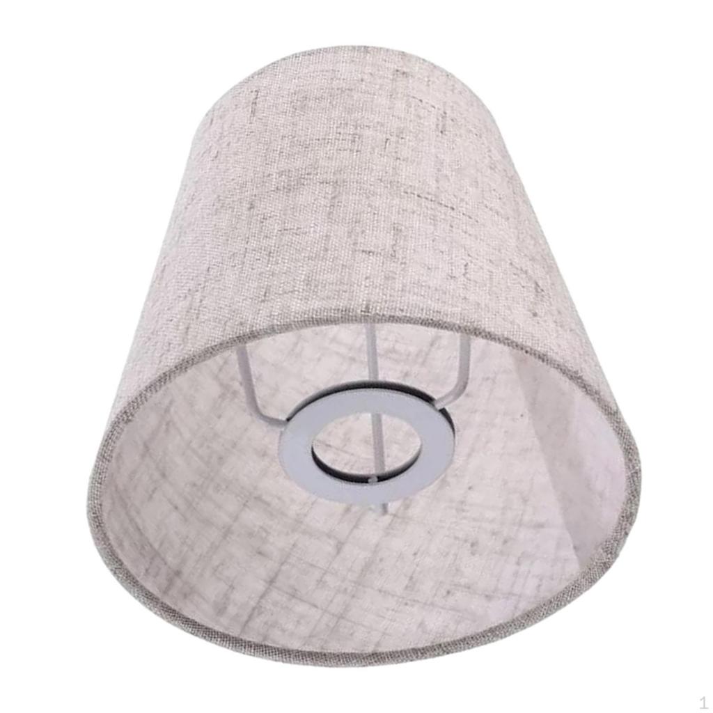 Contemporary Burlap Lampshade Assortment for Home Lighting