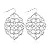 Women Chic Bohemian Style Wedding Party Openwork Earrings Fashion Jewelry Set