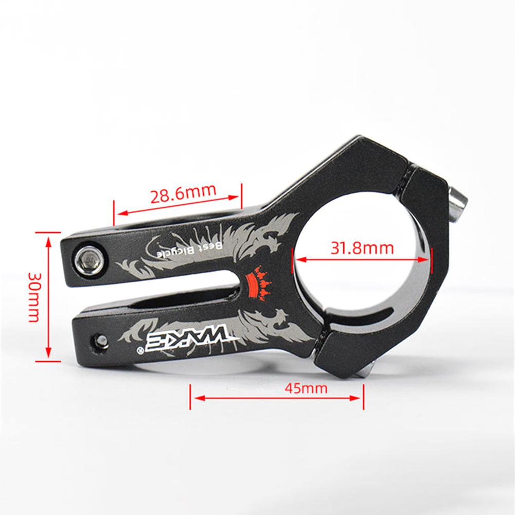 Short Bicycle Stem Aluminum Alloy Mountain Bike Hollow Handlebar Riser 31.8mm Bicycle Accessories