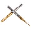 10pcs Titanium Coated End Mill Cemented Carbide CNC Milling Cutters Tools 1.0‑3.0mm