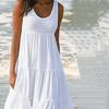 Women's Summer Dresses Clothes Casual Sleeveless Dress Loose Tank Top Dresses Solid Color A-line Dress Off Shoulder Dresss Beach Wear Dresses