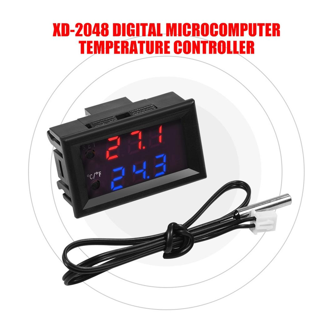 XD 2048 Digital LED Microcomputer Thermostat Switch Temperature Controller (12V)