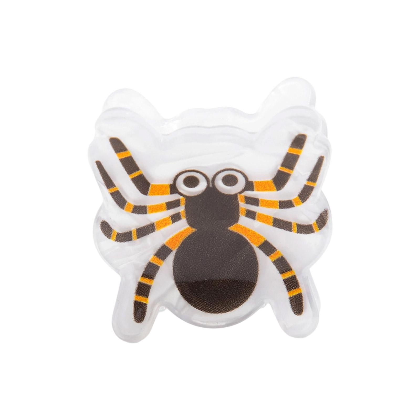 

1PC Halloween Themed Hair Clip Bat Pumpkin Spiders Design Cartoon Barrettes Safe Acrylic Hair Accessories For Children 2