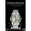 POEDAGAR Luxury Fashion Men Clock Waterproof Luminous Week Date Sports Wristwatch Stainless Steel Quartz Watches Reloj