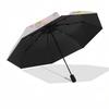 1pc Hello Kitty Happy New Year Automatic Opening/Closing Umbrella with Foldable Design, Iron Frame Outdoor Umbrella for Fans, Travelers, Daily Use, Gi