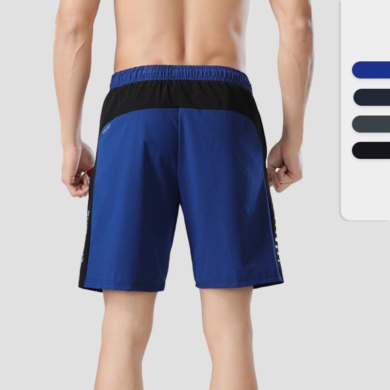 Elastic Waist Shorts Summer Men's Nylon Ice Silk Loose Casual Five-point Men's Shorts Running Fitness Quick-drying Sports Shorts