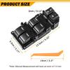 Front Driver Master Window Switch For 2013-2016 Honda Accord Sedan 35750-T2A-H21