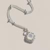 47Bag 925 Silver Natural Mother-Of-Pearl Gemstone Necklace Gladys