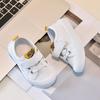 2025 Autumn New Boys and Girls Toddler Shoes Soft Baseplate Shoes Children's Sports Shoes Single Shoes Casual White Shoes