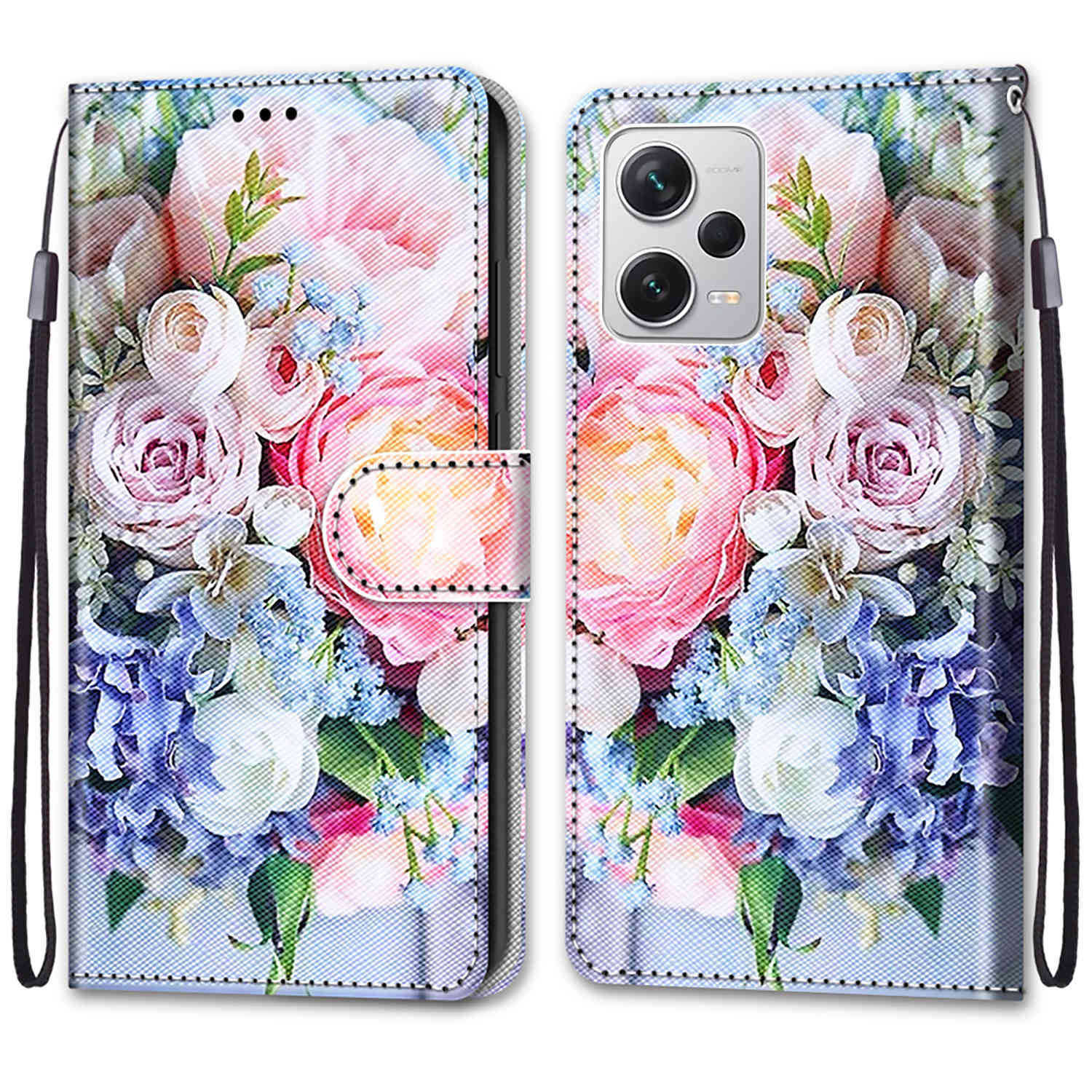 

Роскошный окрашенный кожаный чехол-кошелек в стиле книги, защитный чехол для Redmi Note14/Note13/Note12/Note11/Note10/Redmi Note 12S 11R 12R 8T 9S Redmi Note 14 5G