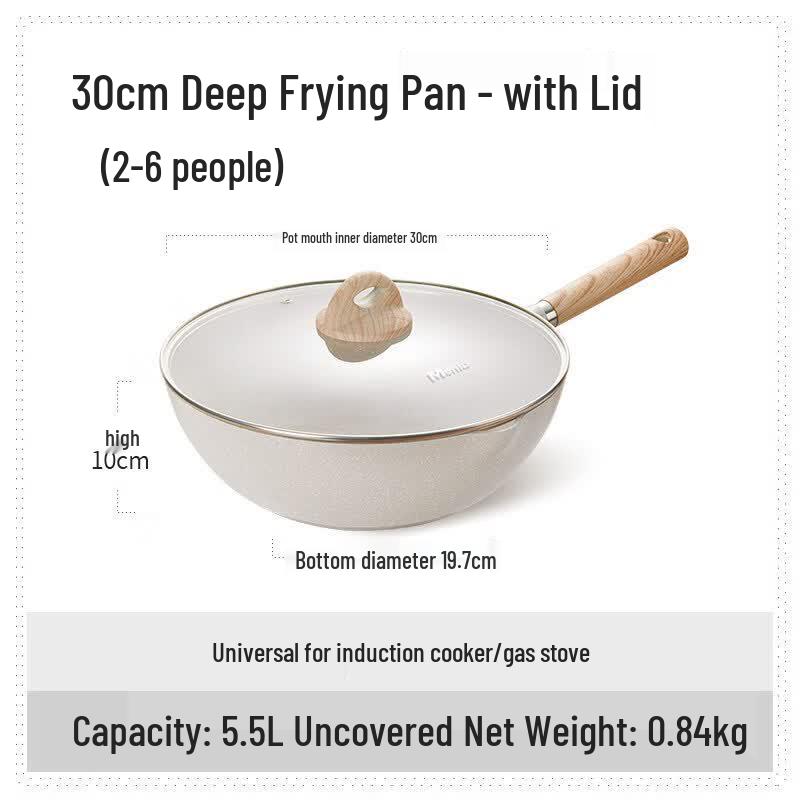 Qiwei Maifan Stone Non-Stick Stir-Fry Wok