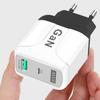 PD33W QC3.0 65W GaN Multi-Port Fast Charger 9V/12V, European Standard
