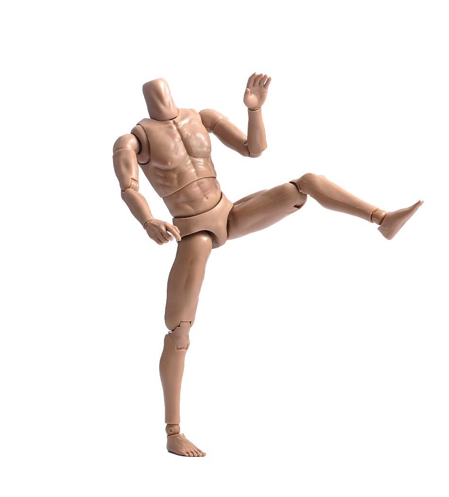 12-inch Male Soldier Body Model, Muscular Male Body Model, Fits 1/6 Head Sculpt, Action Figure Body