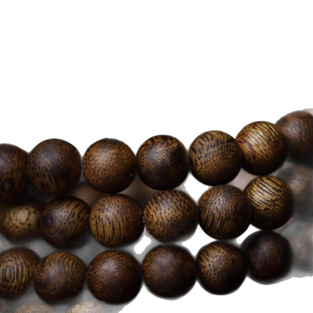 Hochwertiges Natürliches Agarholz 108 Perlen Buddhistisches Armband - Qinan Mehrfachumdrehung Geschäftsgeschenk in Luxuriöser Geschenkbox
