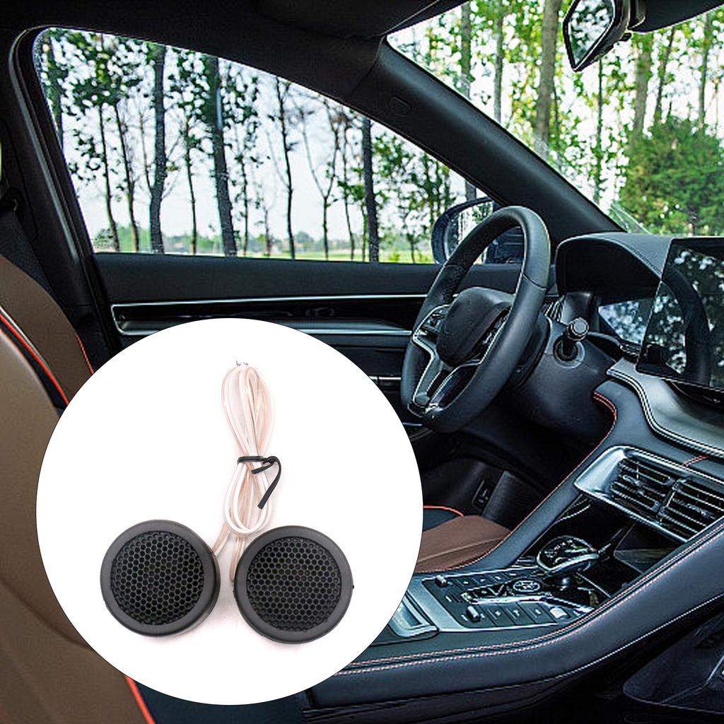 Fahrzeug Hochfrequenzlautsprecher Set Hochwertige Materialien Weiter Frequenzgang für Musikliebhaber und Profis