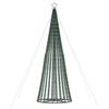 Vidaxl Stożkowa Choinka Z Lampek, 1028 Ciepłych Białych Led, 403 Cm