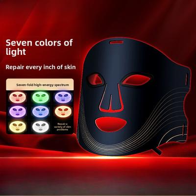 Nieuw LED Spectrale Masker 7 Kleuren Licht Siliconen Masker Schoonheidsinstrument Foton Verjonging Schoonheidsmasker Instrument