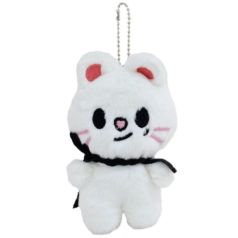 New KPOP Skzoo Plush Keychain Korean Ide Pendant Toy Keychain Fan Collection Giftsol Felix HyunJin Jisung Plush Cartoon