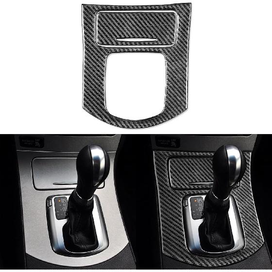 NVCNX Real Carbon Fiber Compatible with Infiniti G35 G37 X S 2007 2008 2009 2010 Sedan Coupe Convertible Car Accessories Interior Trim Dash CD AC