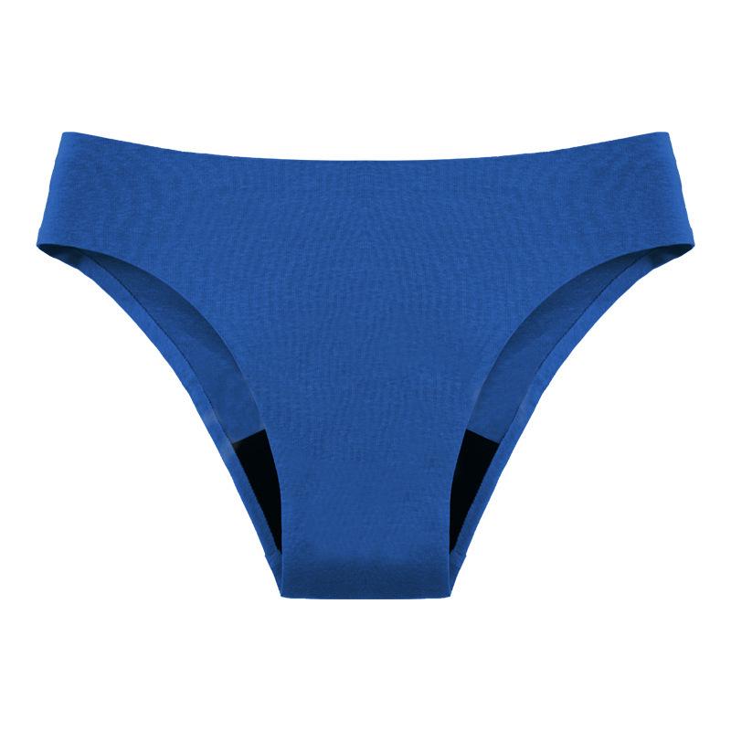 Calcinhas de Menstruação Femininas Sem Costura de Cintura Média - Tamanho Plus Size, Roupa Íntima Absorvente
