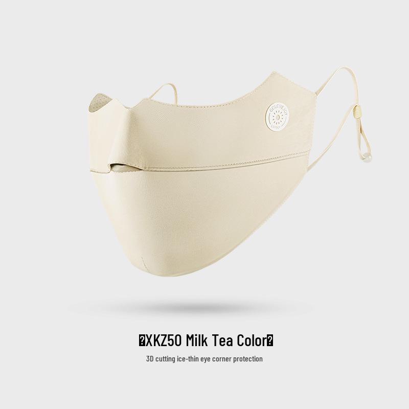 Women's Summer Blush Gradient 3D Ice Silk UV Protection Sun Mask